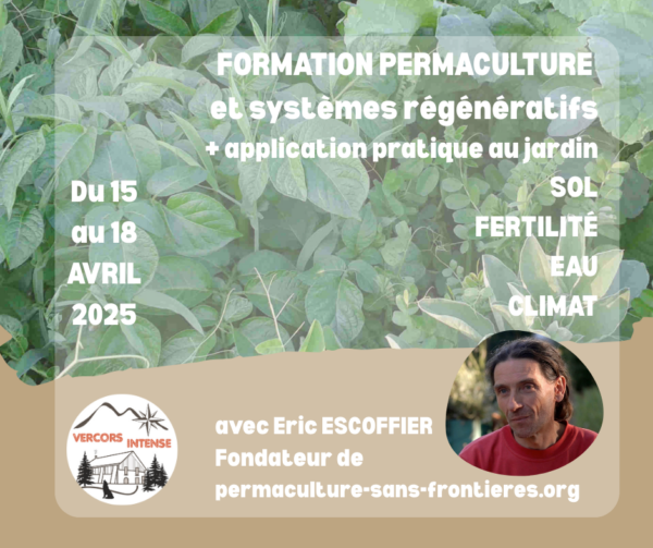 Formation Permaculture et systèmes régénératifs 4 jours